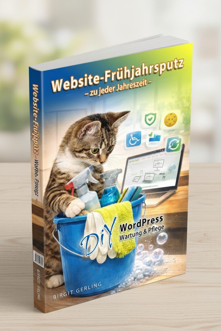 Website-Frühjahrsputz - zu jeder Jahrezeit. DiY: WordPress Wartung & Pflege