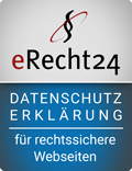 eRecht24-Siegel für Datenschutzerklärung